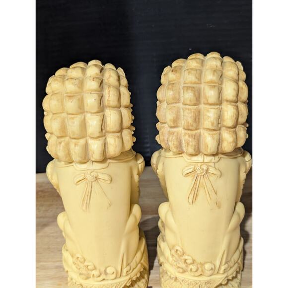 Norleans Chinese Buddhist Imperial Lions Fu Foo Dogs Spiritual Guardian Figures - Picture 8 of 10